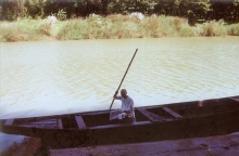 The asrama's own boat